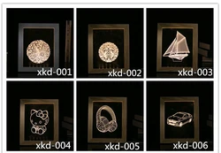 3D实木创意相框灯